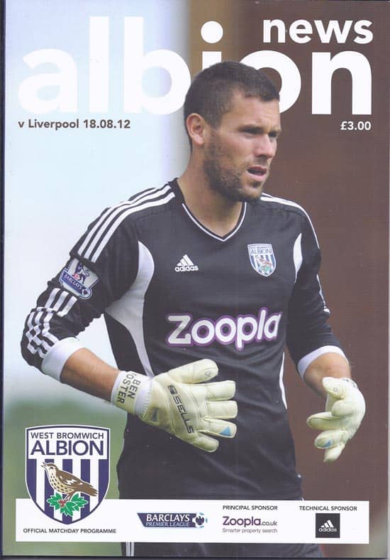 West Bromwich Albion FC  v Liverpool FC